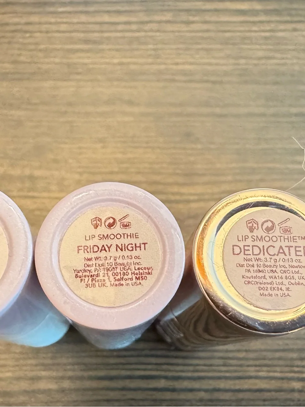 Three Doll 10 Lipsticks- Creamy Pink Shades